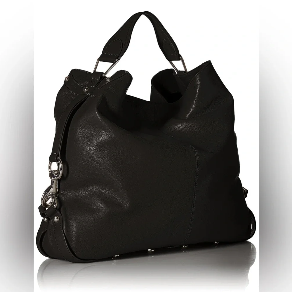 Rebecca Minkoff Black Leather Nikki Hobo bag purse - Picture 10 of 10